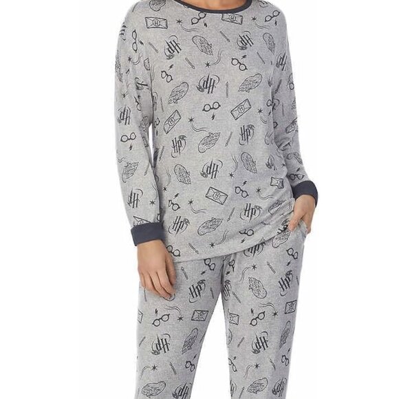 Harry Potter Cozy Two Piece Pajama Set - Picture 1 of 4